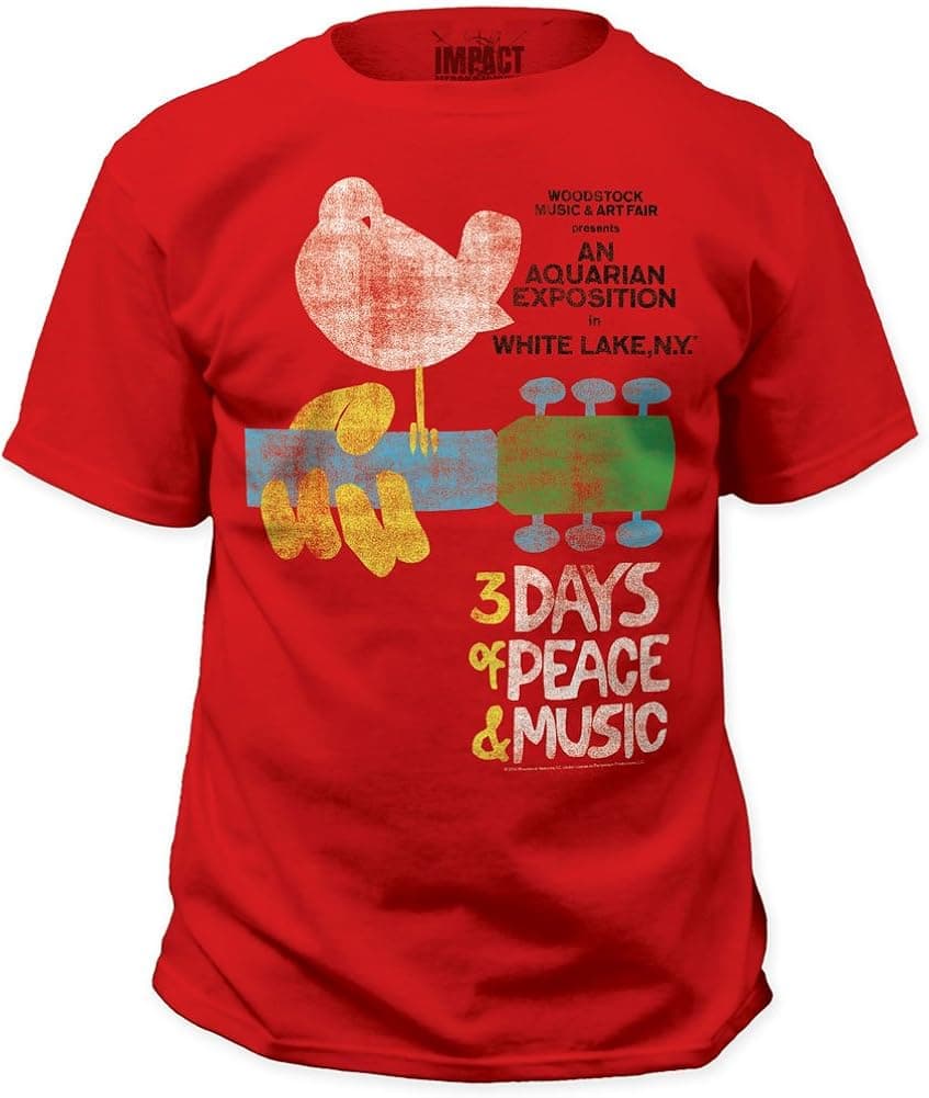 Woodstock Mens Poster T-Shirt