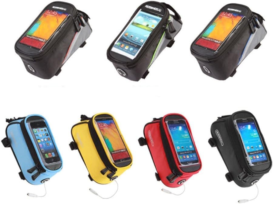 Roswheel 2014 New Updated Cycling Bicycle Bike Front Tube Top Tube Smartphone Bag Frame Pannier Phone Holder for iPhone Samsung HTC Nokia Sony LG and other Smartphones