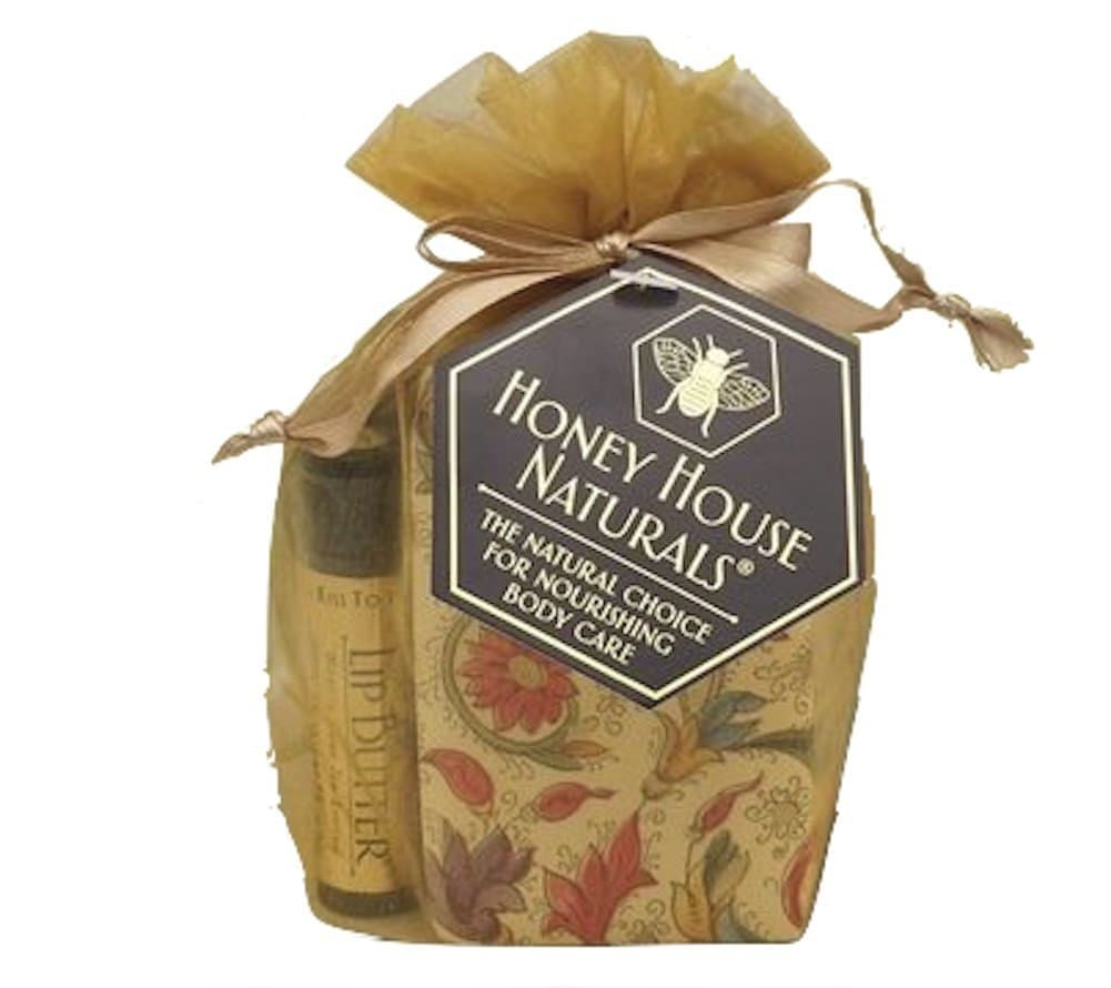 Honey House Naturals Bee Bar Large Gift Bag set Vanilla Fragrance