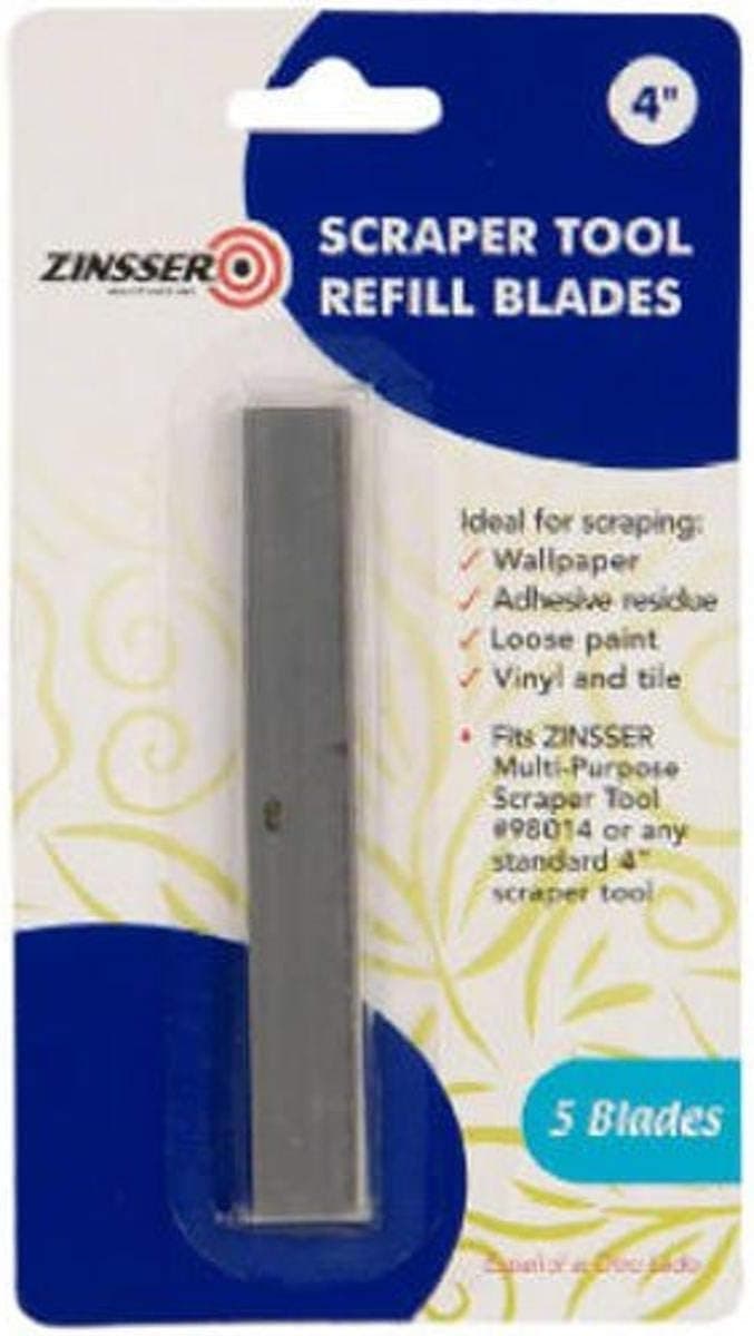 Zinsser 98015 4-Inch Scraper Refill Blades