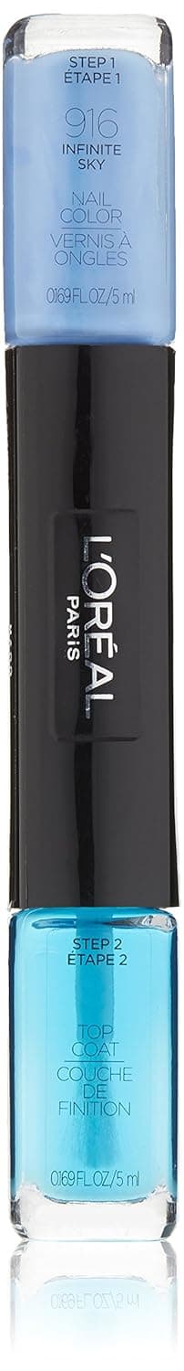 L'Oreal Paris Cosmetics Infallible Nail, Infinite Sky, 0.34 Fluid Ounce
