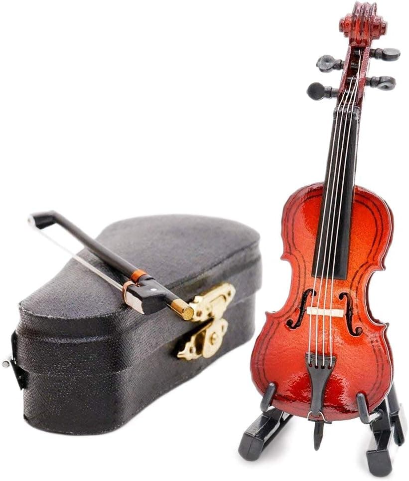 Odoria 1/12 Miniature Cello Dollhouse Musical Instruments Accessories