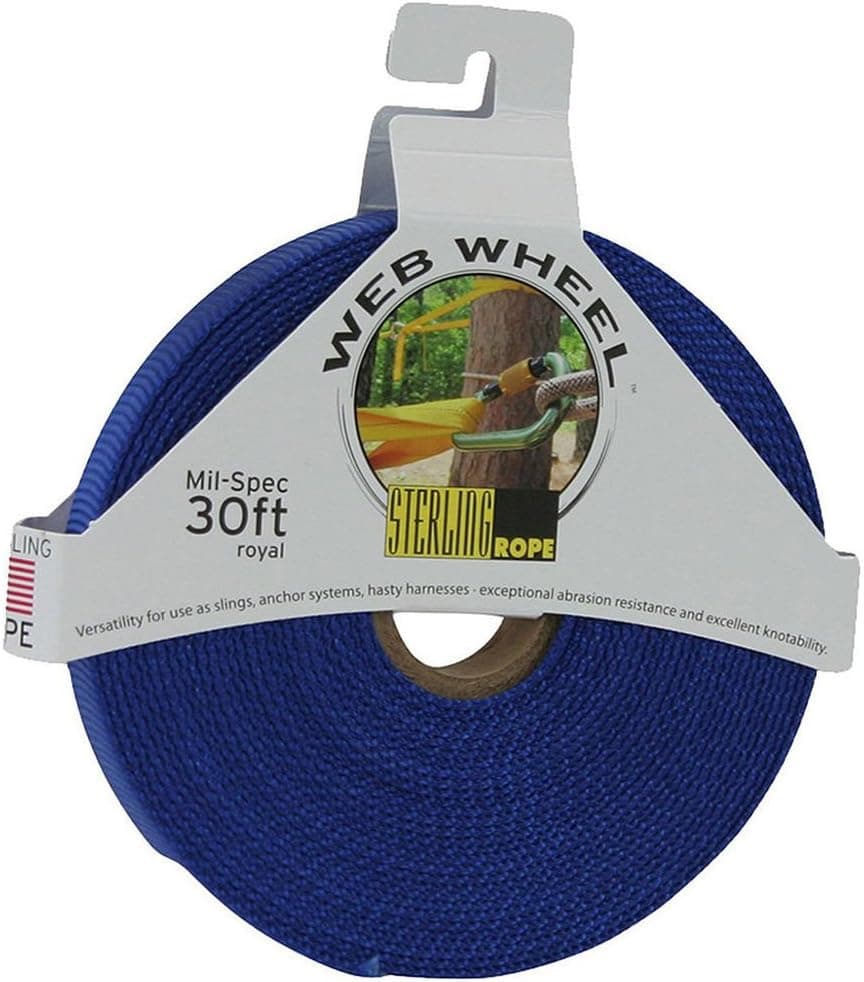 STERLING 1" TechTape Web Wheel 30' Royal Blue One Size