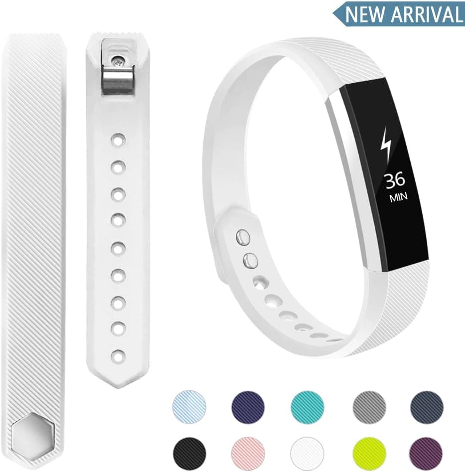 POY Compatible Bands Replacement for Fitbit Alta/Fitbit Alta HR, Adjustable Sport Wristbands for Women Men