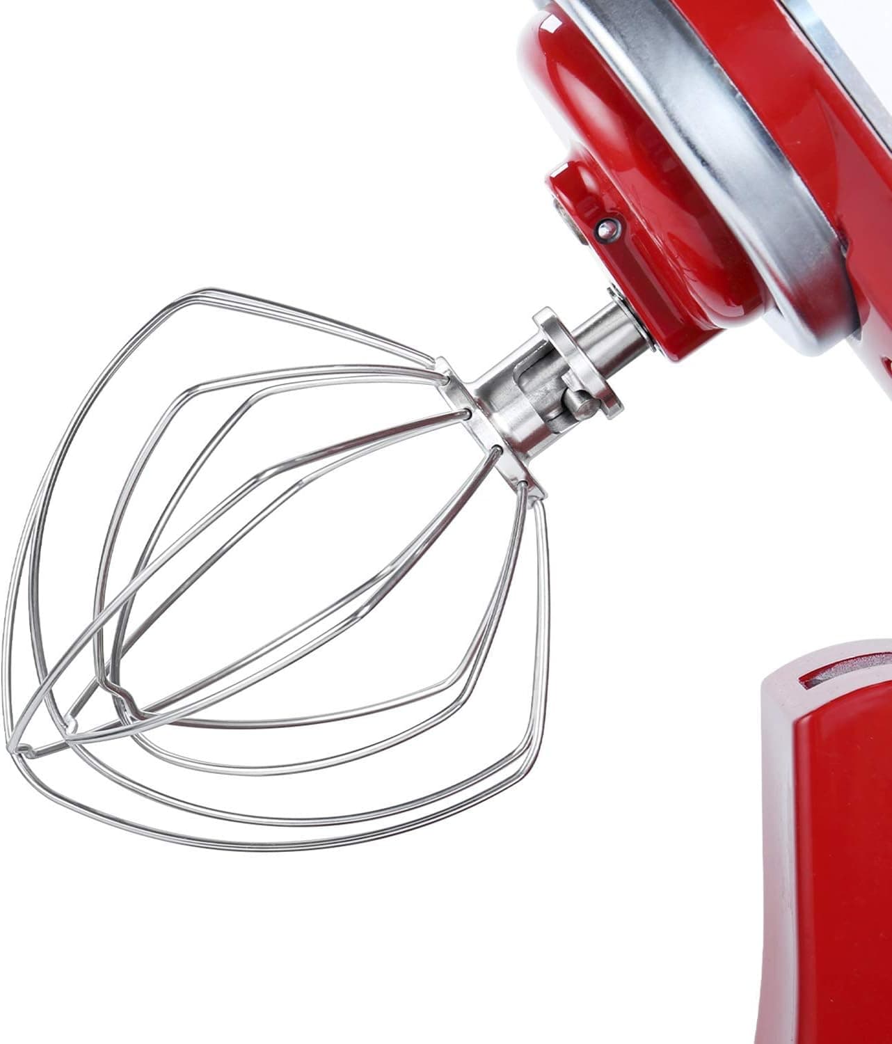 2 Pack Geesta K45ww Wire Whip Attachment for Kitchenaid Attachment 6 Wire Whisk Stainless Steel Fits KA Tilt-Head Stand Mixer for Baking, Pastry,Egg Cream Stirrer, Lcing, Mixing Accessory