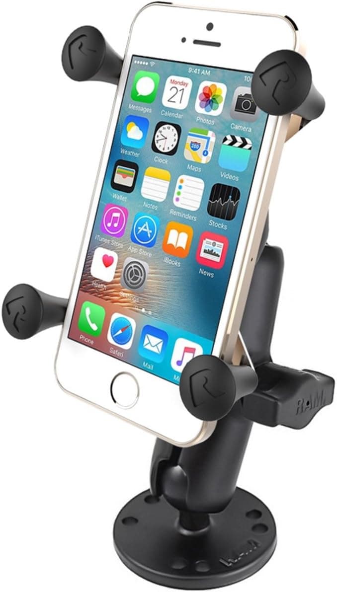 Ram Mounting AMB138UN7U Ram-B-138-Un7 Flat Surface Mount with Universal X-Grip Cell/iPhone Holder