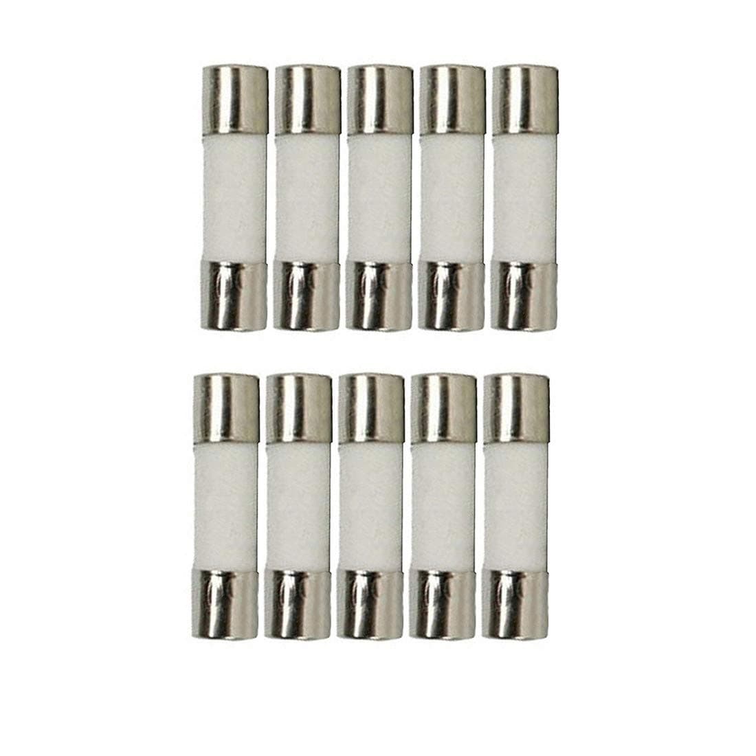 QMseller 10 Pcs 250V 250mA Fast Blow Ceramic Fuse Tube 5mm x 20mm