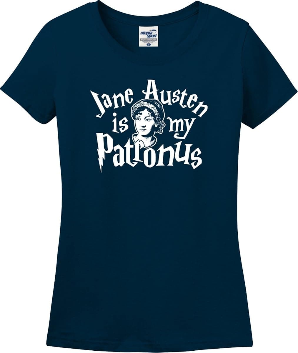 Jane Austen is My Patronus Parody Missy Fit Ladies T-Shirt (S-3X)