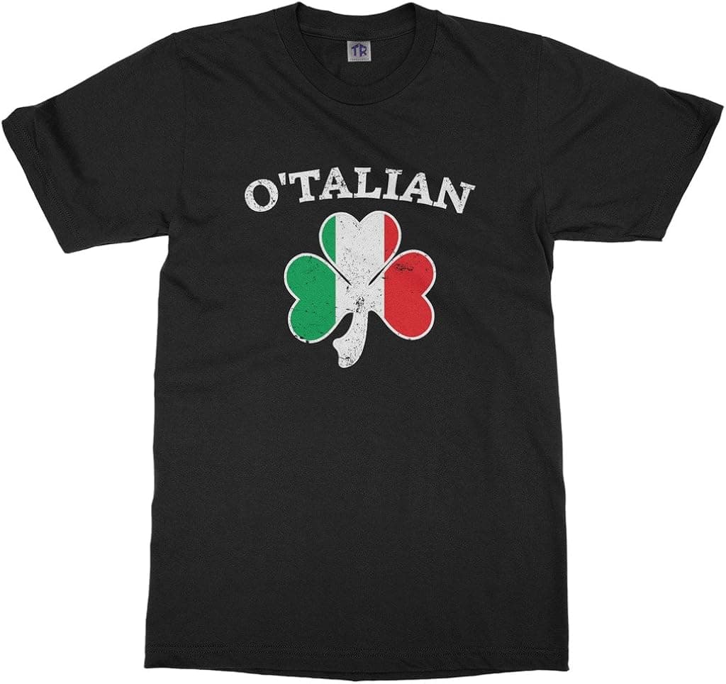 Threadrock Kids O'Talian Italian Irish Shamrock Toddler T-Shirt
