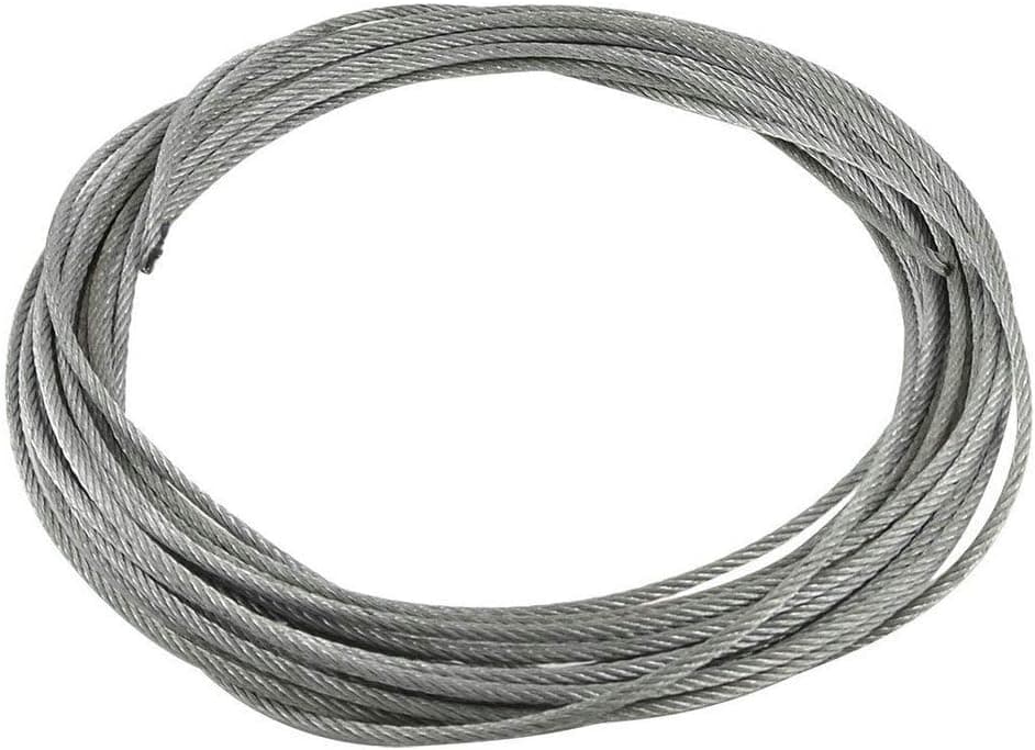 JY-MARINE 1/8 Inch 7x7 Wire Rope Aircraft Cable Railing for Deck Stair Railing Hardware, DIY Balustrade,Marine Grade 316 Stainless Steel,150 Feet