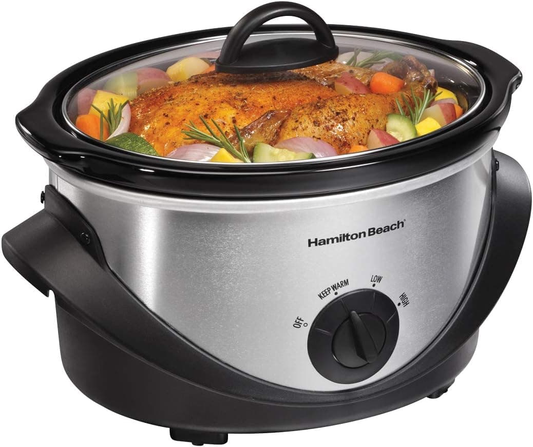 Hamilton Beach 33141 4-Quart Oval Slow Cooker (Discontinued)