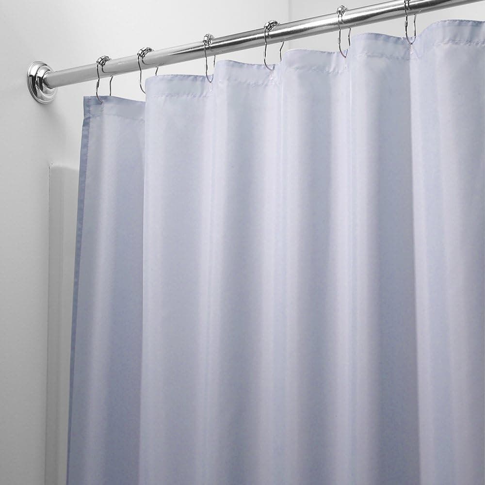 Elaine Karen Vinyl Shower Curtain Liner with Rustproof Metal Grommets for Bathroom Showers and Bath Tubs – Waterproof Shower Liner – Light Blue, 70 x 72