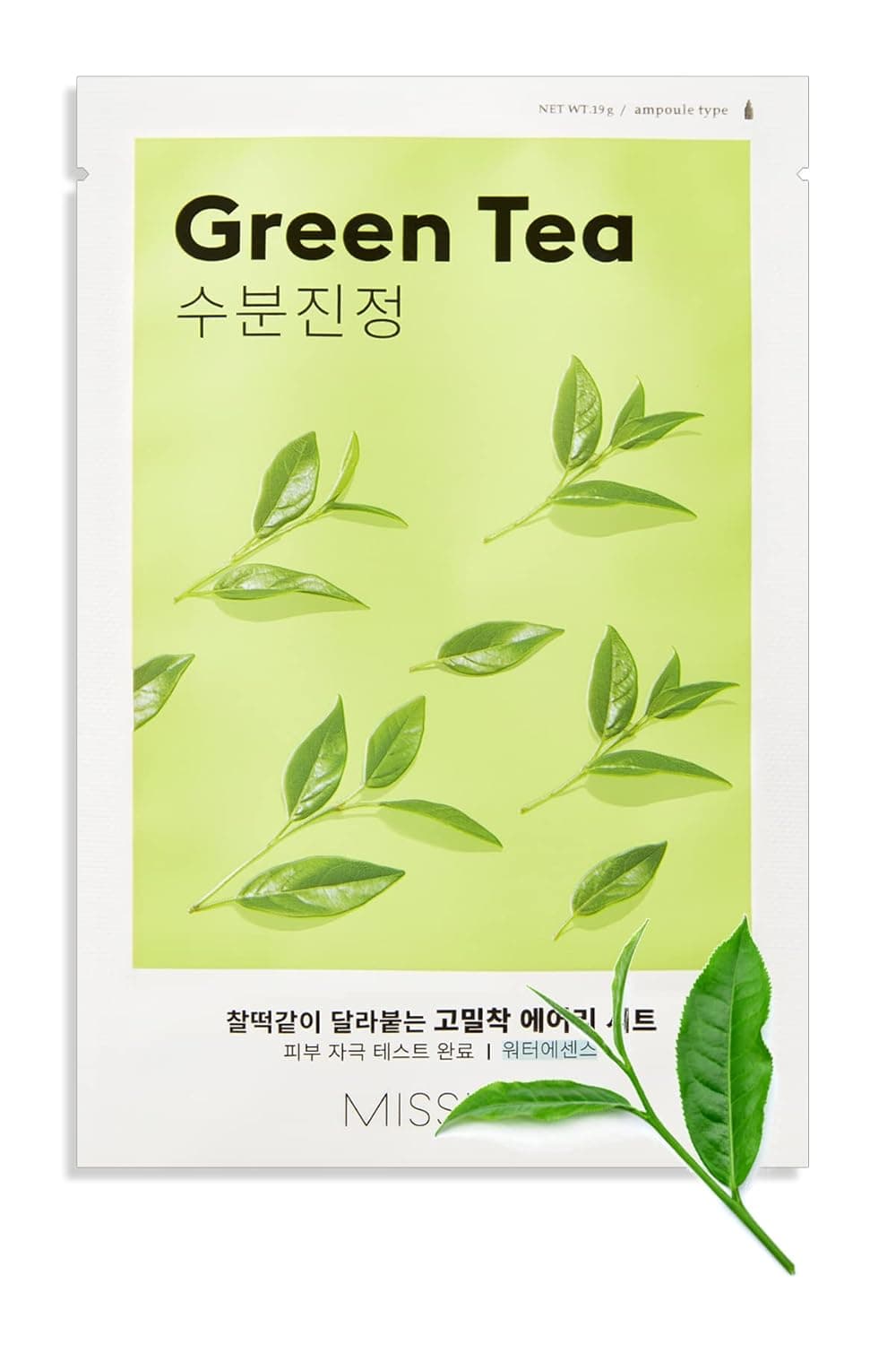Missha Airy Fit Sheet Mask GREEN TEA