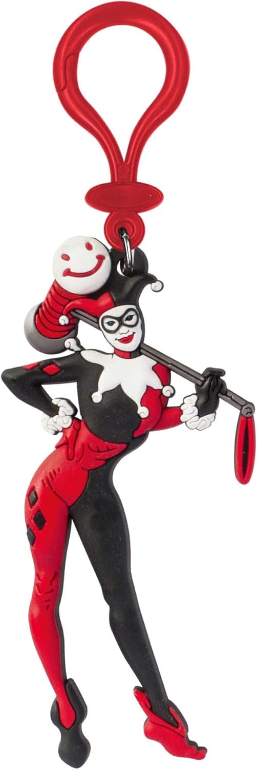 DC Comics Soft Touch PVC Key Ring: "Harley Quinn"