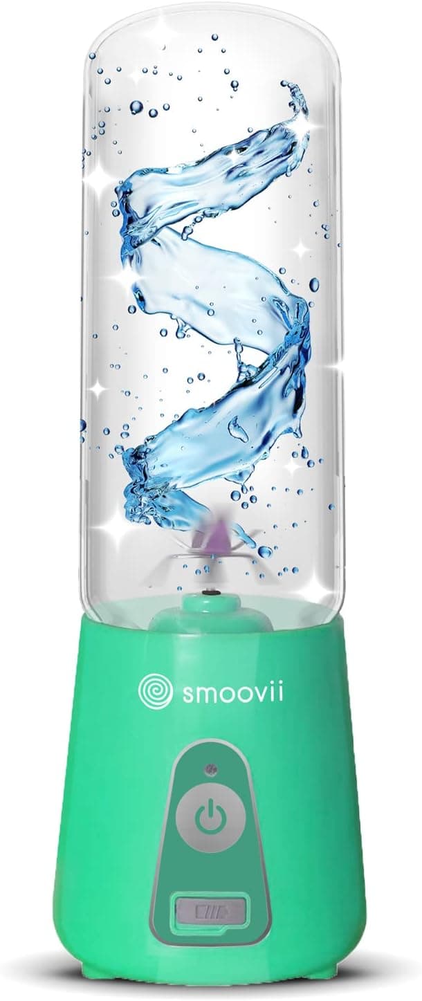 smoovii - Portable Travel Blender for Making Smoothies, The Only Truly Auto Washing Blender, Perfect for on the Go (16.9 Oz)