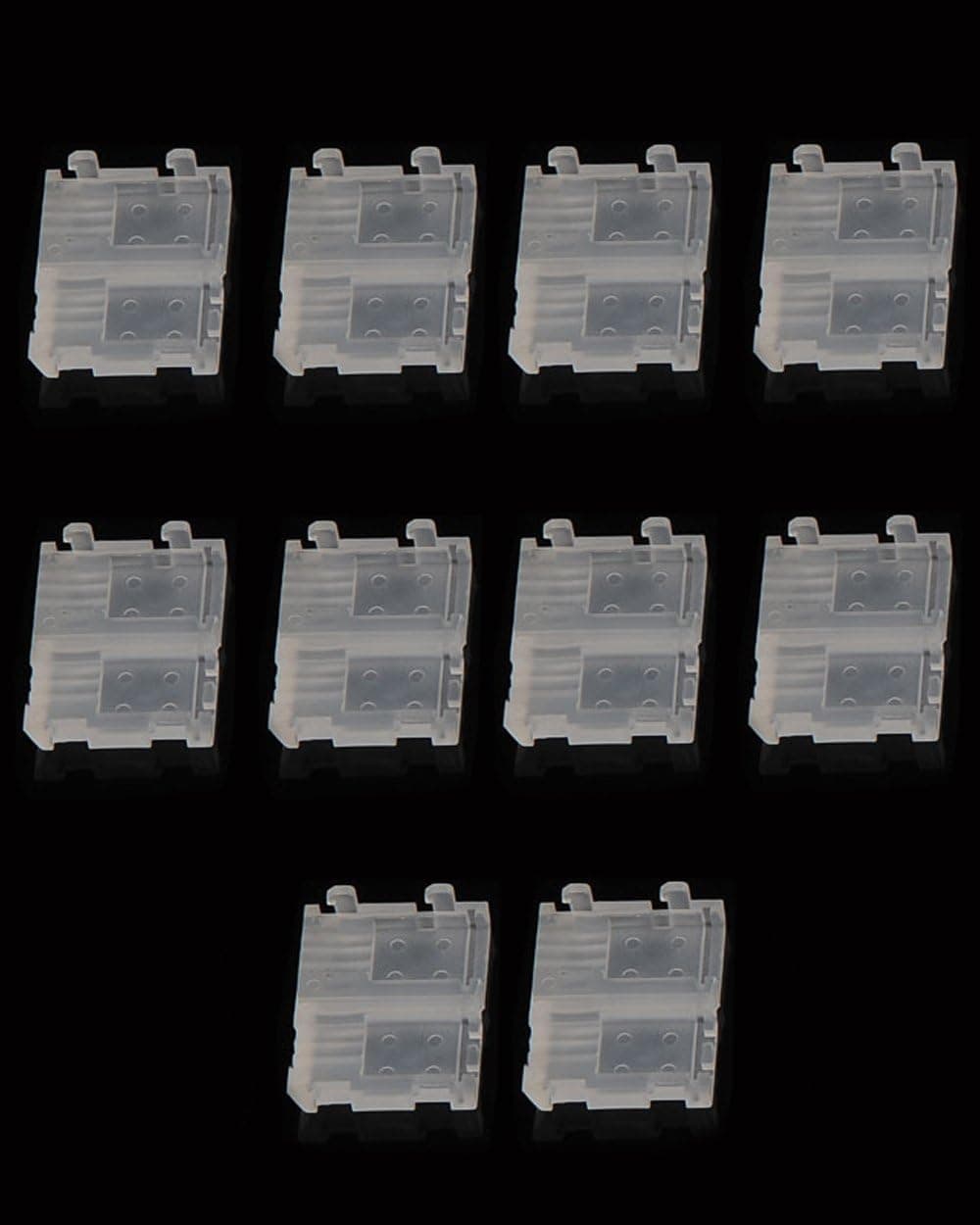 Feifandongli 10 Pcs 2S AB Clip Buckle LiPo Battery Balance Plug JST-XH Plug Connector Protector for 7.4V Li-Po Battery