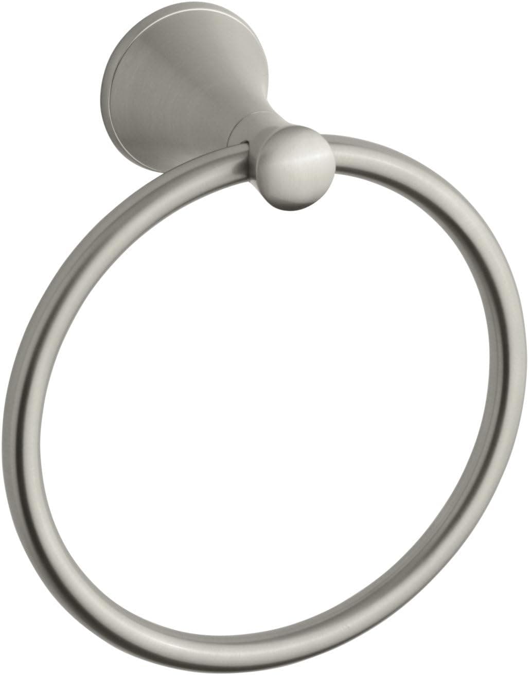 KOHLER K-13435-BN Coralais -Towel Ring, Vibrant Brushed Nickel