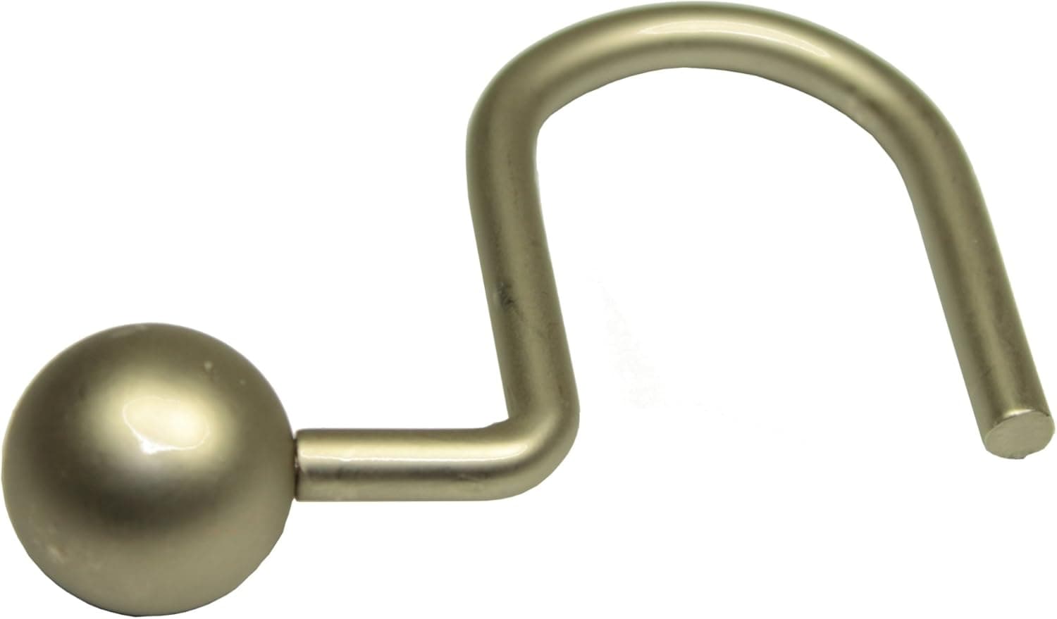Elegant Home Fashions EHF Shower Curtain Hooks, Bronze, 12 Count