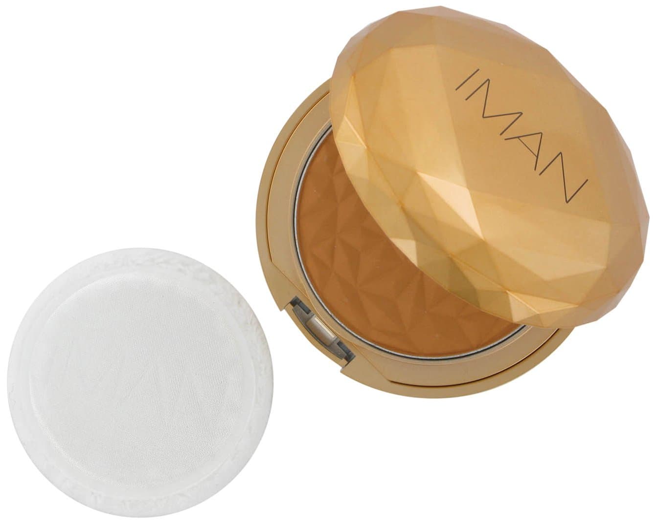 IMAN Cosmetics Second To None Luxury Translucent Powder, Medium Skin, Clay Medium Deep