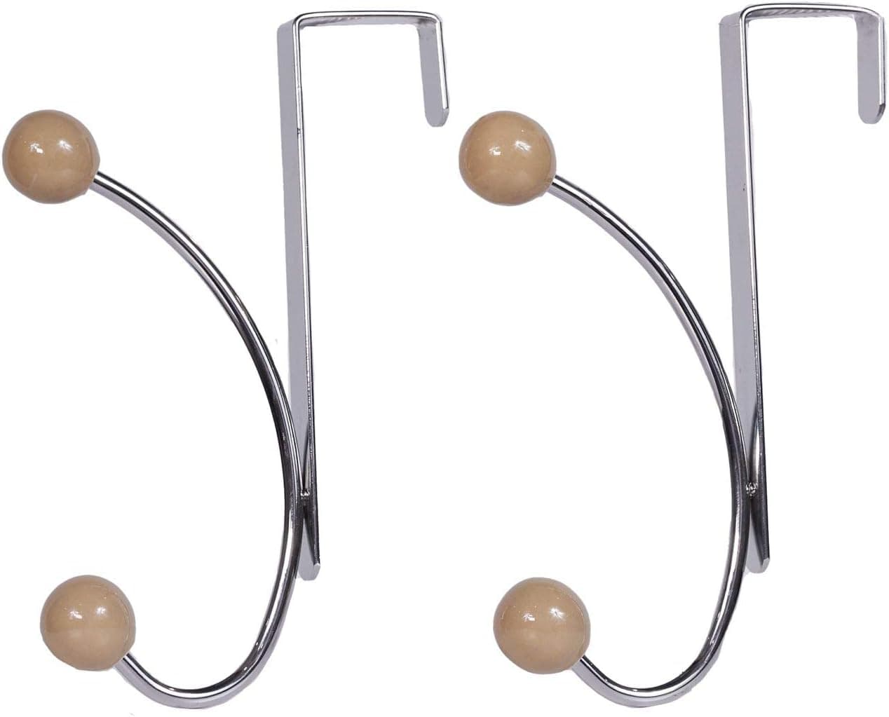 Elegant Home Fashions Door Hooks, Mocha