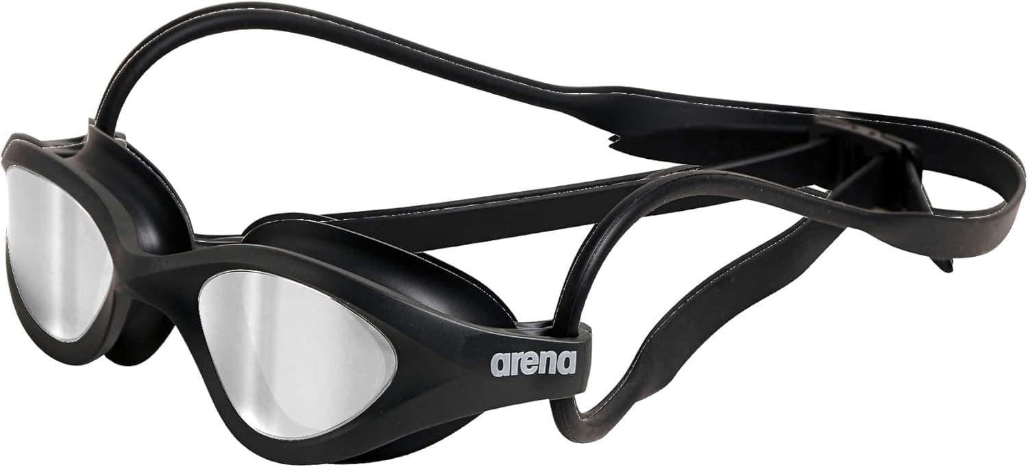 ARENA 365 Swimming Goggles, Anti Fog Lenses, Goggles for Swimming with Wide Lenses, UV Protection, Self Adjusting Nose Bridge