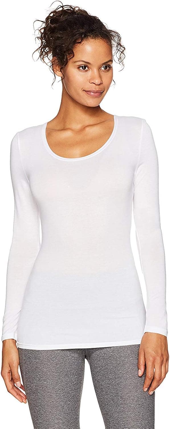 32Degrees Women's Heat Scoop Neck Thermal Top