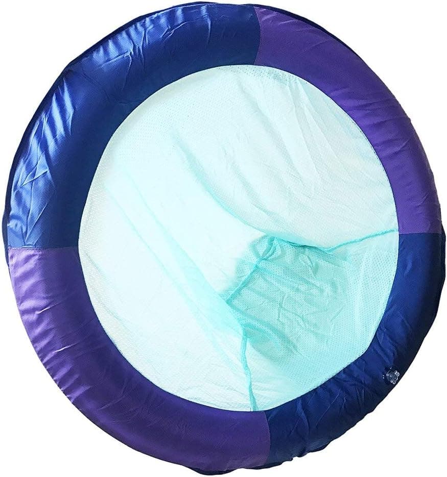 Swimming Pool Floating Seat Mesh Lounger Swimming Inflatable Floating Bed Spring Float