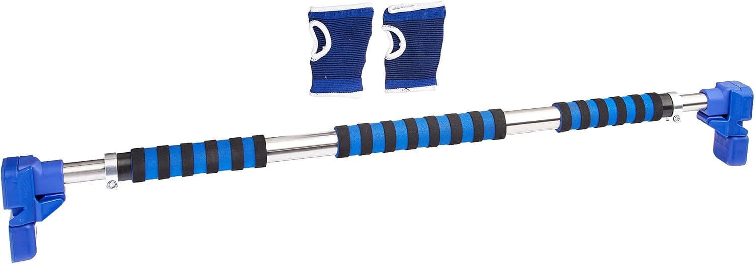 Nice C Pull Up Bar, Doorway Chin Up Bar, Workout Bar, Exercise Bar, Multi-Purpose, Home, Fitness, Upper Body, Heavy Duty, Hole-Free (35.5-47.5 inch)