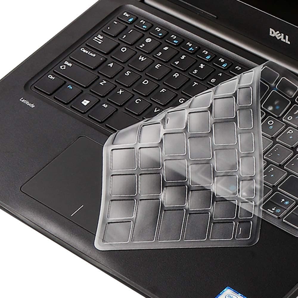 Ultra Thin Soft TPU Keyboard Cover for Dell Latitude E5550 E5570 5580 5590 5591 M5520 15.6, Dell Precision M7510 M7520 M7710 M7720 17.3" Laptop Keyboard Protector Protective Skin (with Pointing)