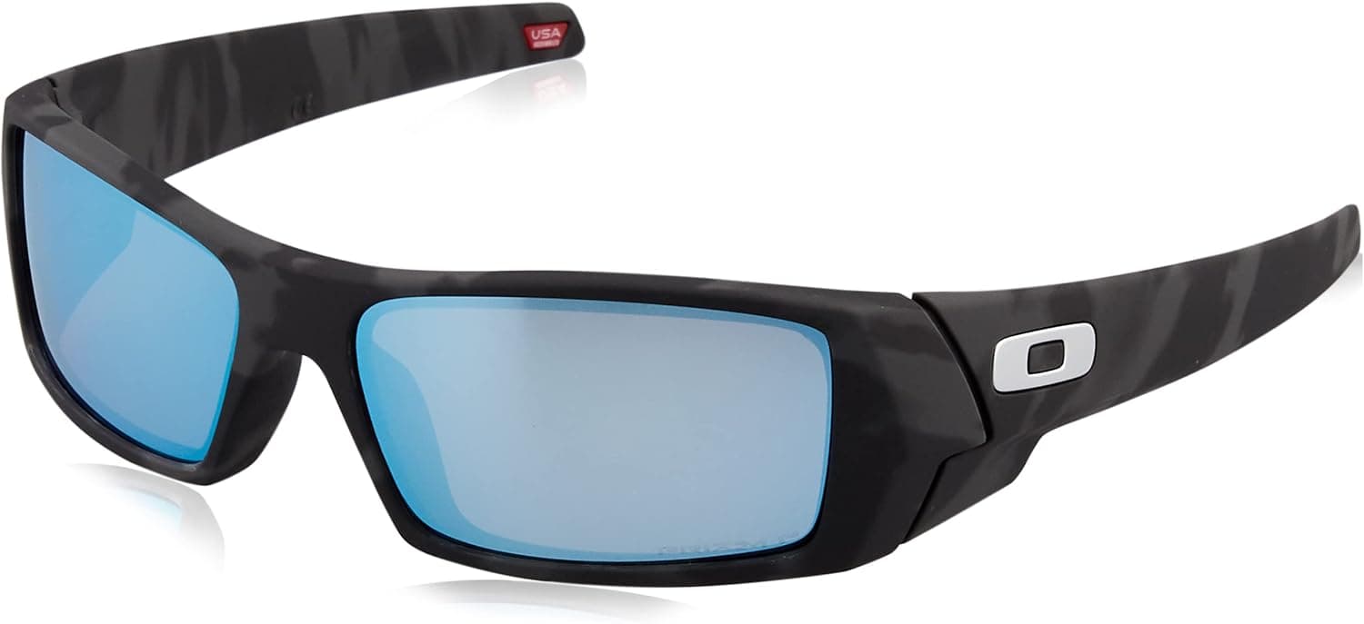 Oakley Men's OO9014 Gascan Polarized Prizm Rectangular Sunglasses