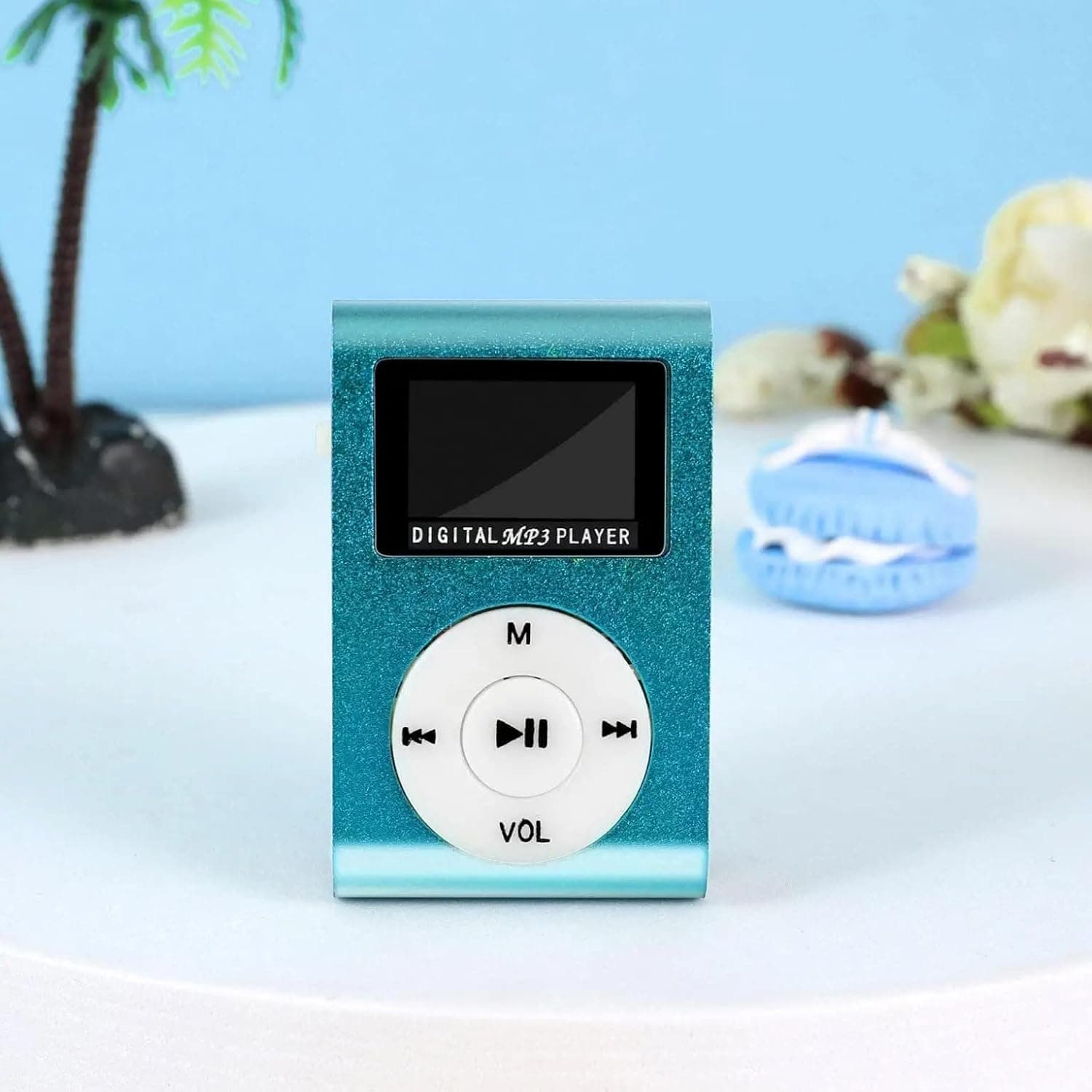 Portable MP3 Player Mini USB LCD Screen MP3 Music Player MP3/FM Radio Player Portable Digital Music Media Player Support 32GB Micro SD TF Card Sports Music Player