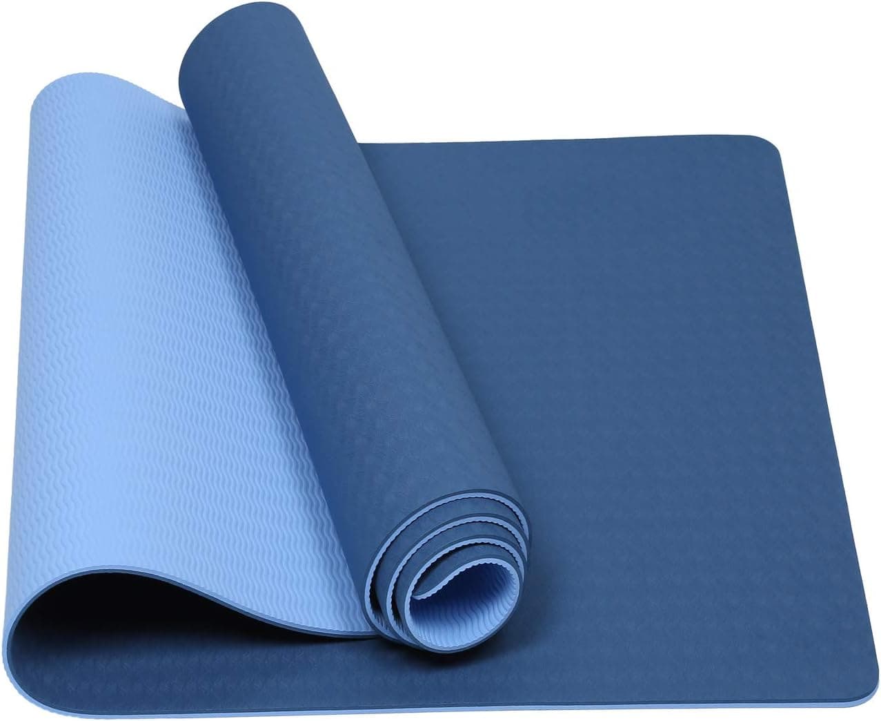 Yoga Mat, Mersuii Eco Friendly Non Slip Fitness Exercise Mat with Carrying Strap for Yoga, Pilates and Floor Exercises - 72" x 24" x 1/4"