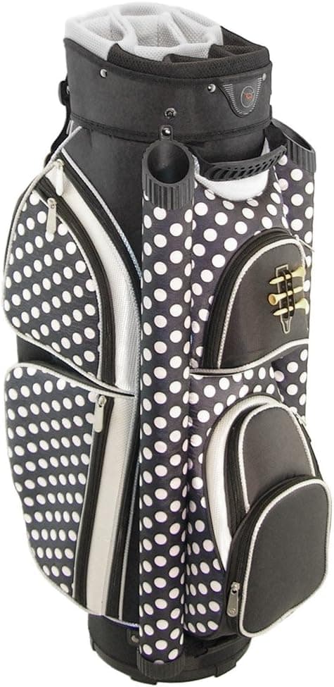 Eclipse Black Polka Dot Ladies Cart Bag