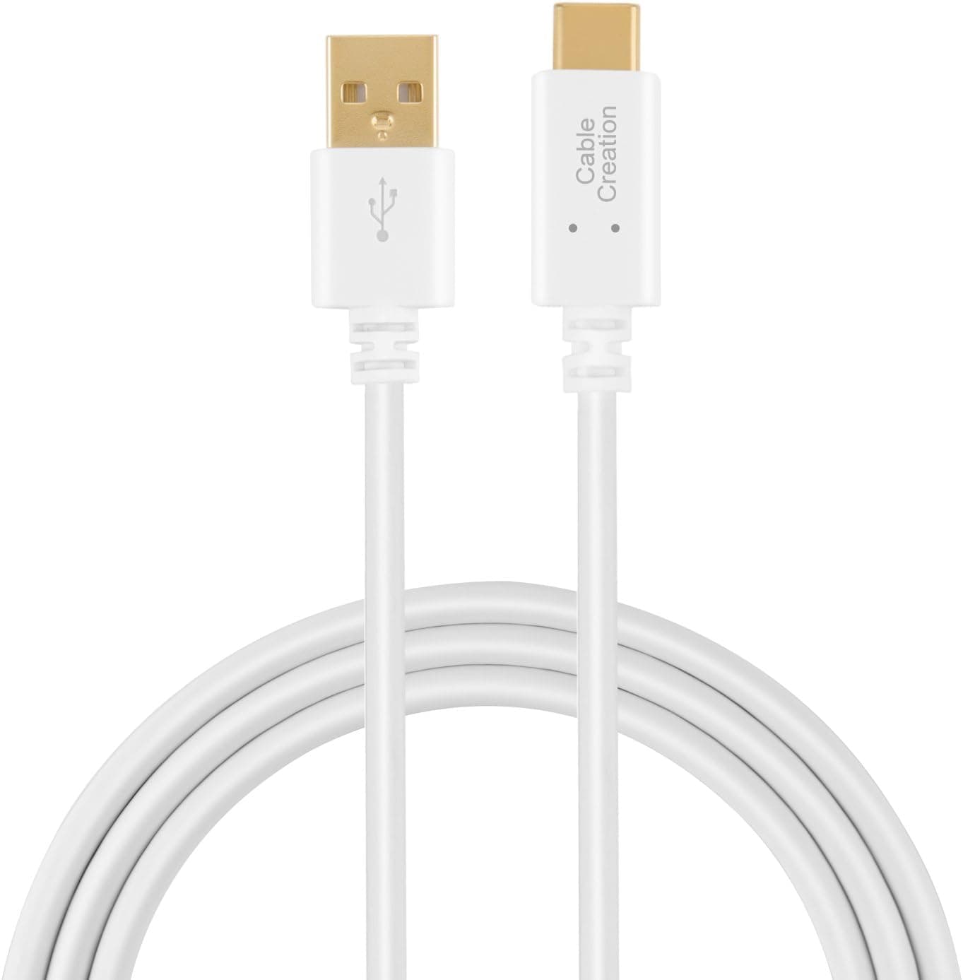 USB Type C Cable 10ft, CableCreation USB-C to Standard USB 2.0 A Charging Data Cable, Compatible for Google Nexus 5X/6P, Pixel C, Nokia N1 Tablet & New Device with USB-C Port, 3M/ White