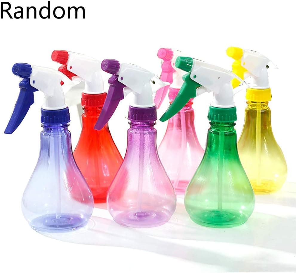 Vbiwwxos Watering Can Indoor Outdoor, 250ML Water Drop Shape Spray Bottle for Gardening Flower Plant Watering, Adjustable Nozzle Home Cleaning Sprayer (Random 1PC)