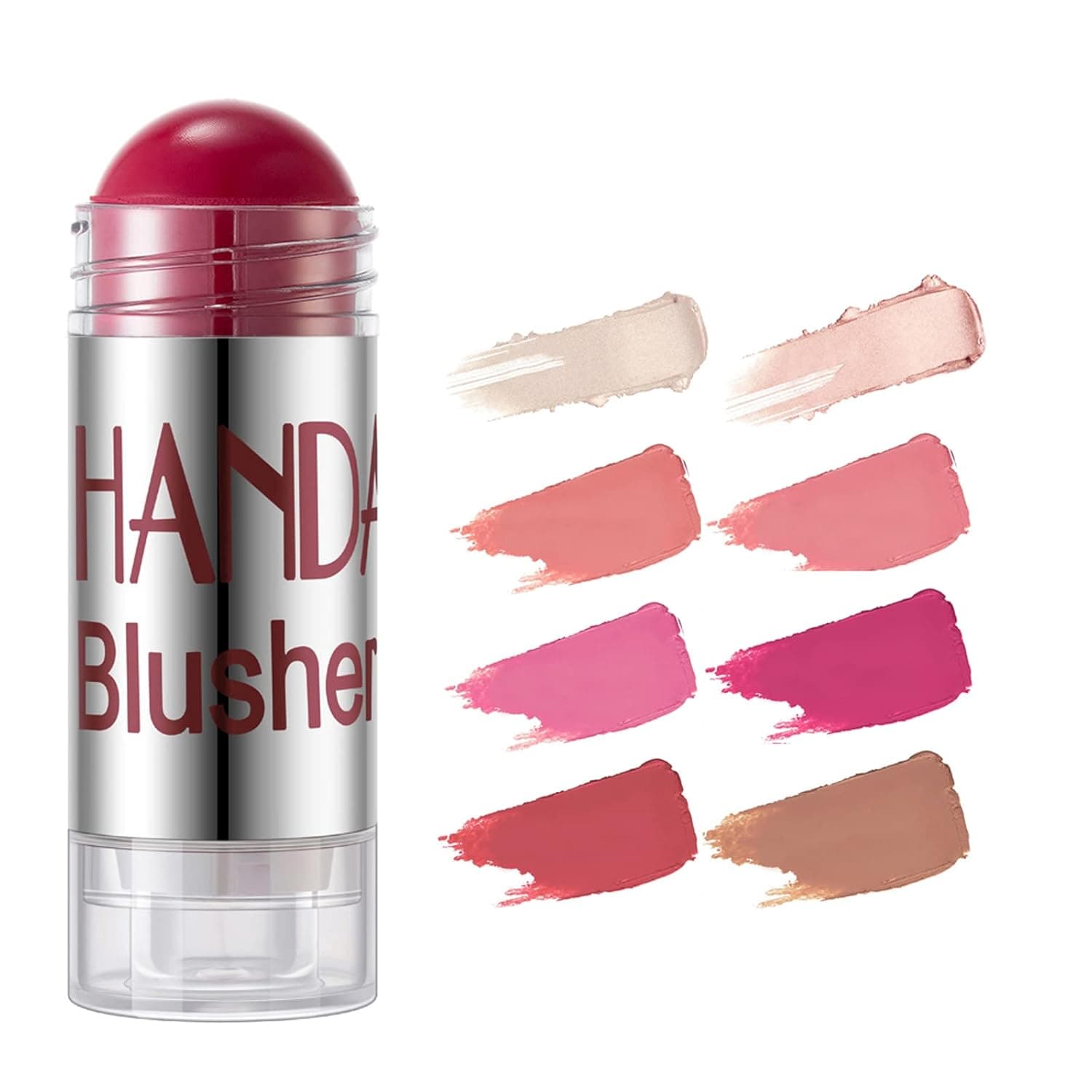 Coosa Liquid Blush Cream Blush Makeup, Breathable Feel Lightweight Blush, All day wear, Easy Application, Shimmery, Blends Perfectly onto Skin for Women [8 Pack]