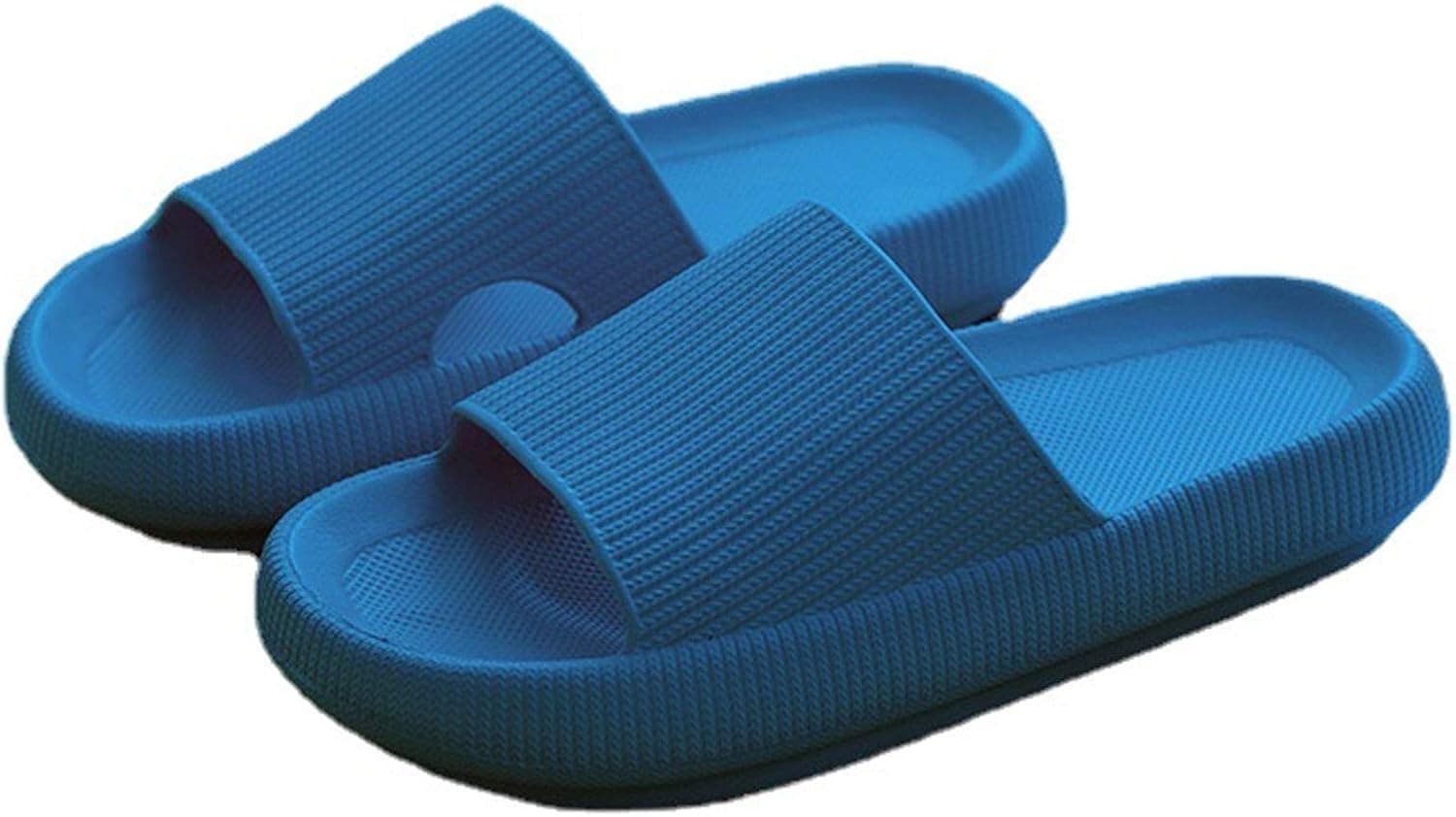 Xiakolaka pillow slippers for Women and Men Massage Bathroom Shower Shoes Non-Slip Cloud Thick Sole Super Soft Home Slippers Beach Pool Gym Spa Slipper Yellow 10.5-11 Women/9-9.5 Men