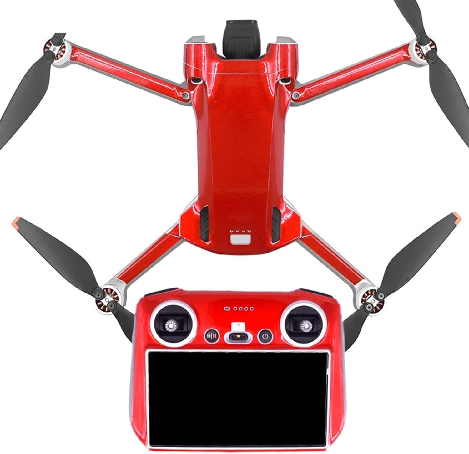 Mini 3 pro Drone PVC Skin, Drone Full Body Skin Protective Arm Remote Control Protector Decals Drone Stickers for D-ji Mini 3 pro Accessories (Color : 2)