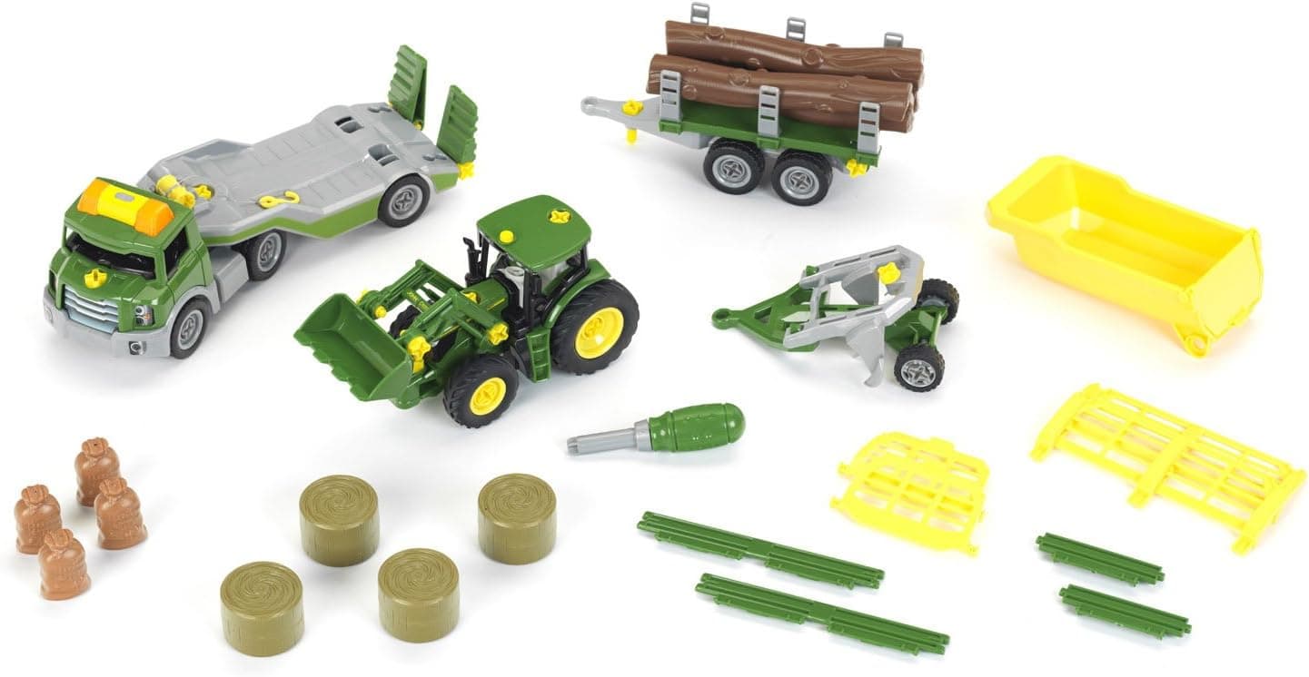 KETTLER 3919-TK John Deere Mega Set, Green and Yellow