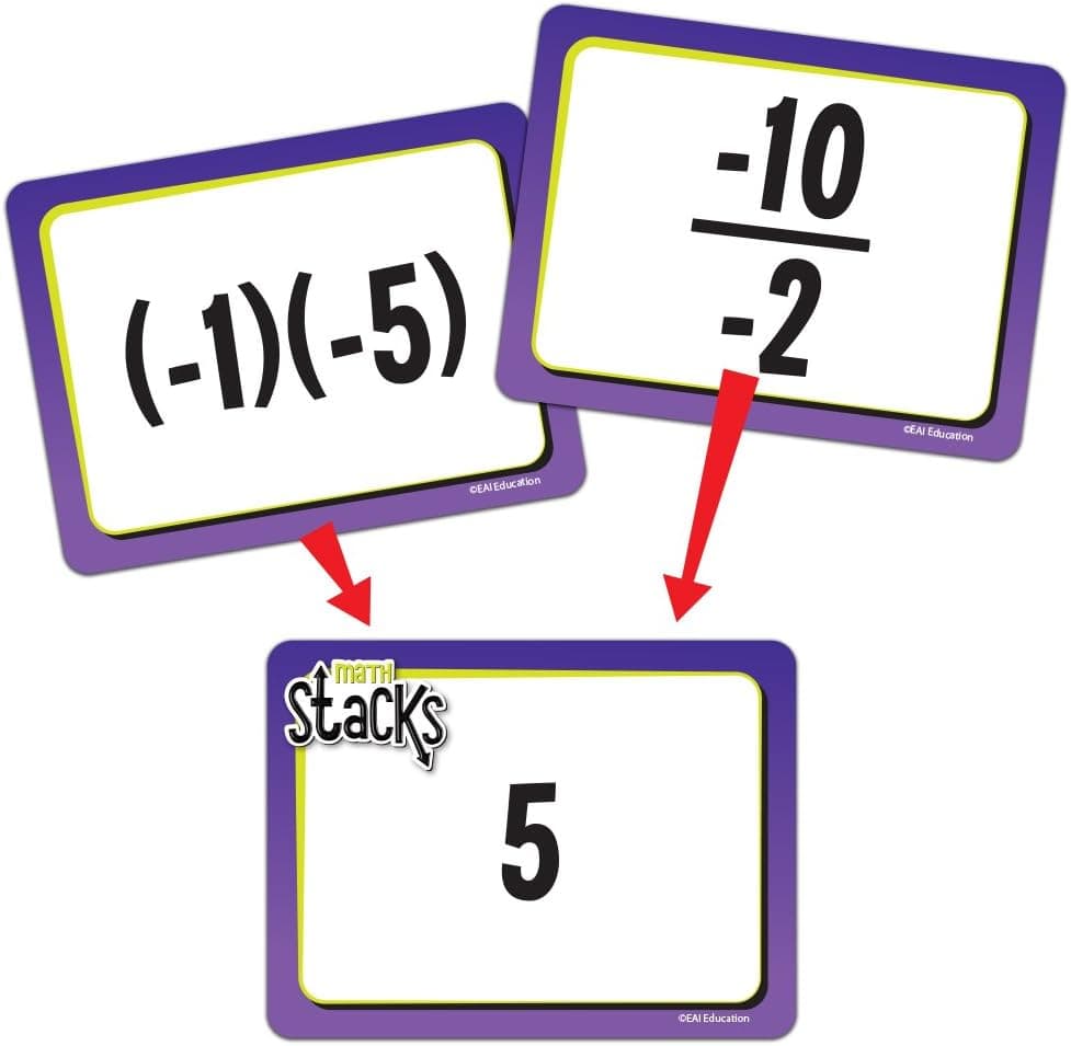 EAI Education Math Stacks Integers Game: Grades 6-8