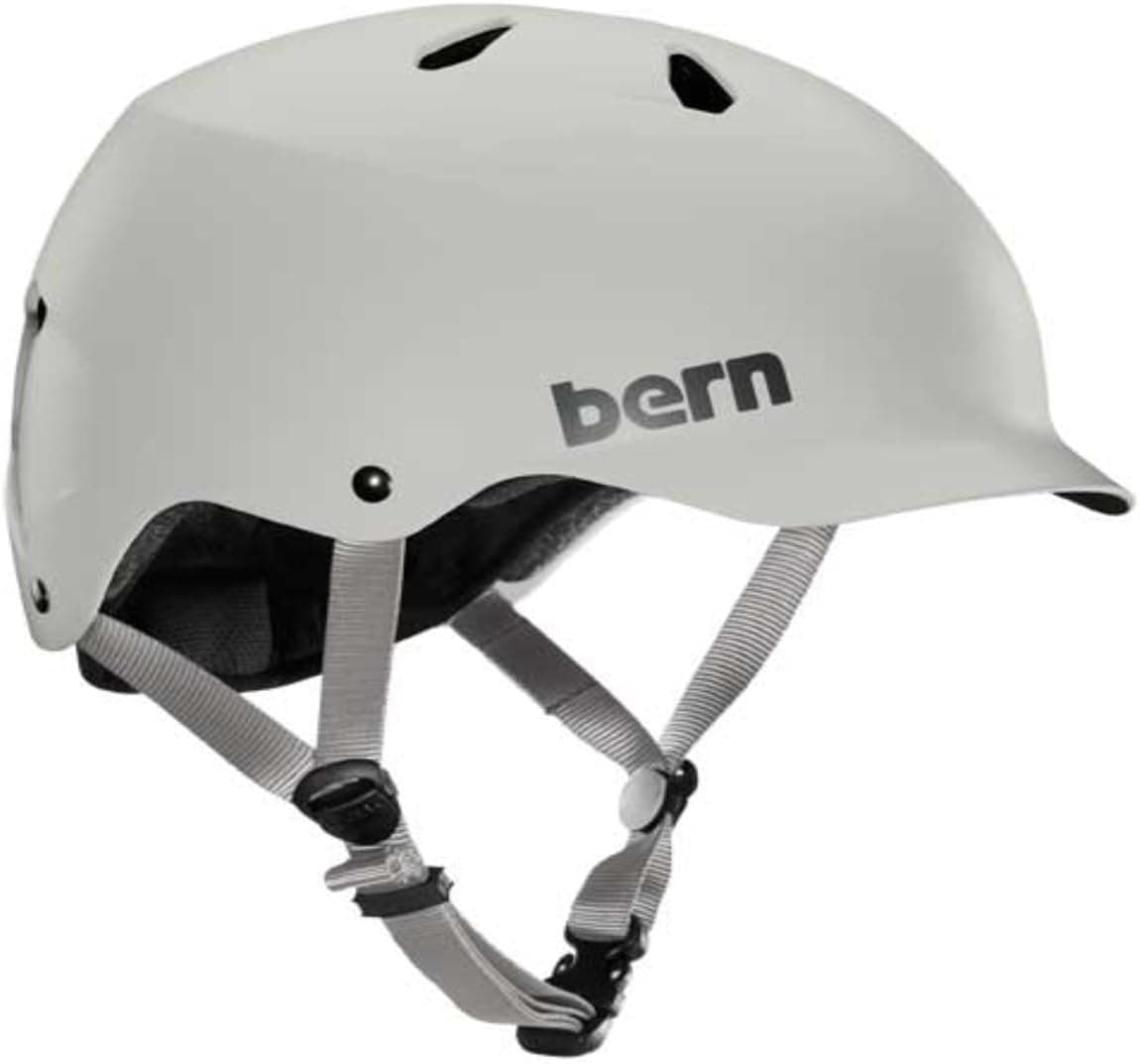 Bern Unlimited Watts EPS Summer Helmet (satin light grey, X-Large)