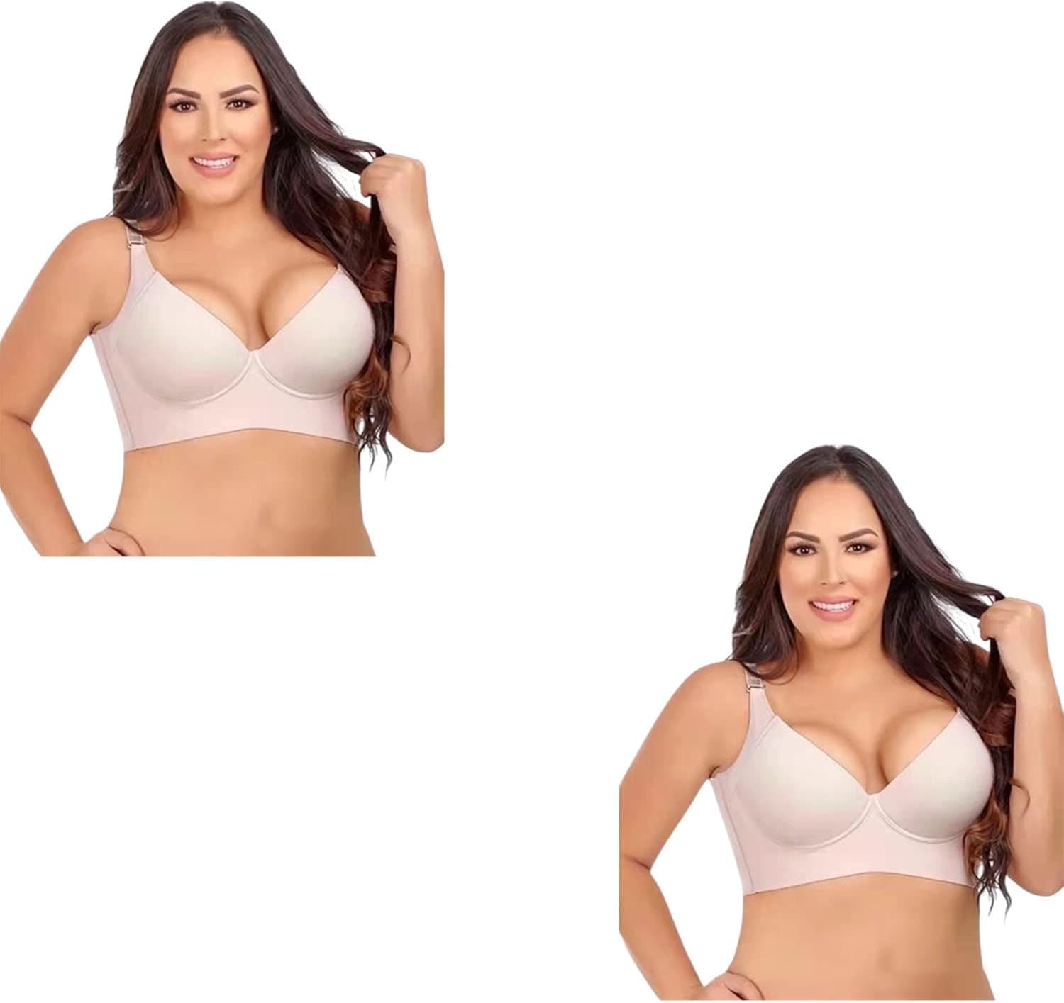 LELEBEAR Hstandinohi Bra, Deerwon Bra Fashion Deep Cup Bra Bra with Shapewear Incorporated, Fitlift Sculpting Uplift Bra
