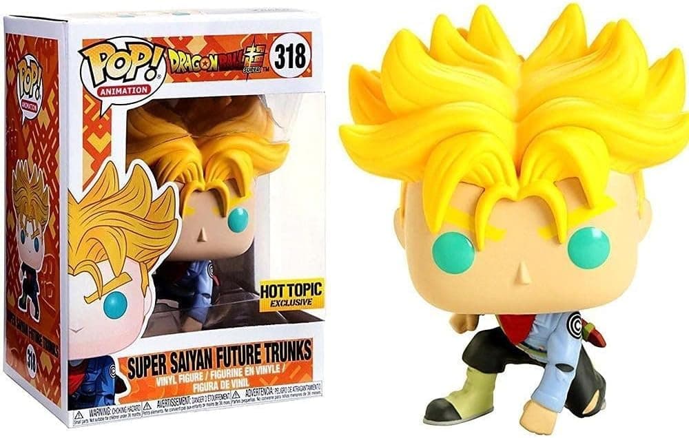 Funko Pop! Animation Dragon Ball Z Super Saiyan Future Trunks (Hot Topic) Exclusive Vinyl Figure #318