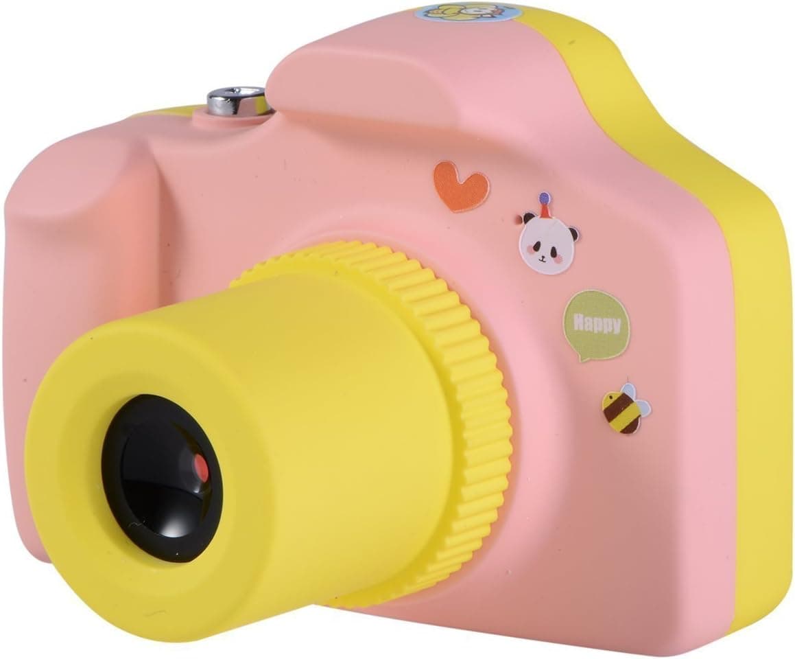 CamKing Kids Digital Camera Mini 1.5 Inch Screen Children's Camera （Pink）