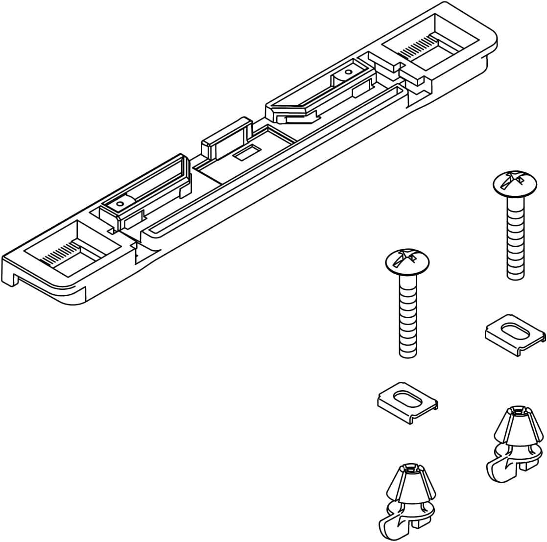 KOHLER 1240620-0 Mounting Kit Part, White