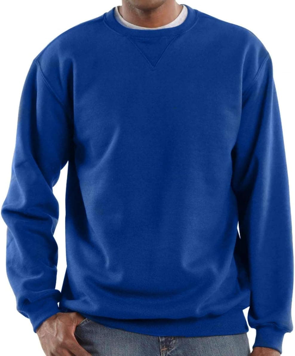 9 Crowns Men's Big & Tall Crewneck 12 oz Heavy Weight Sweatshirt