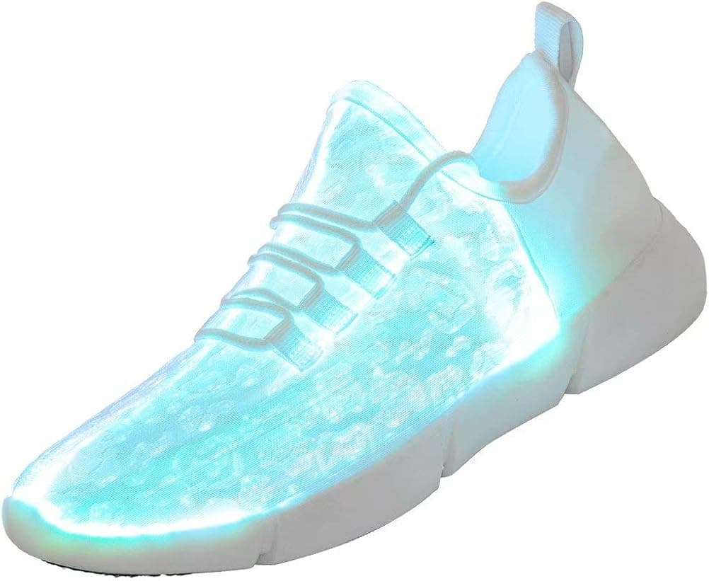 Softance Kids LED Light Up Shoes Boys Girls Fiber Optic Shoes with USB Charging Flashing Luminous Child Toddlers Sneakers