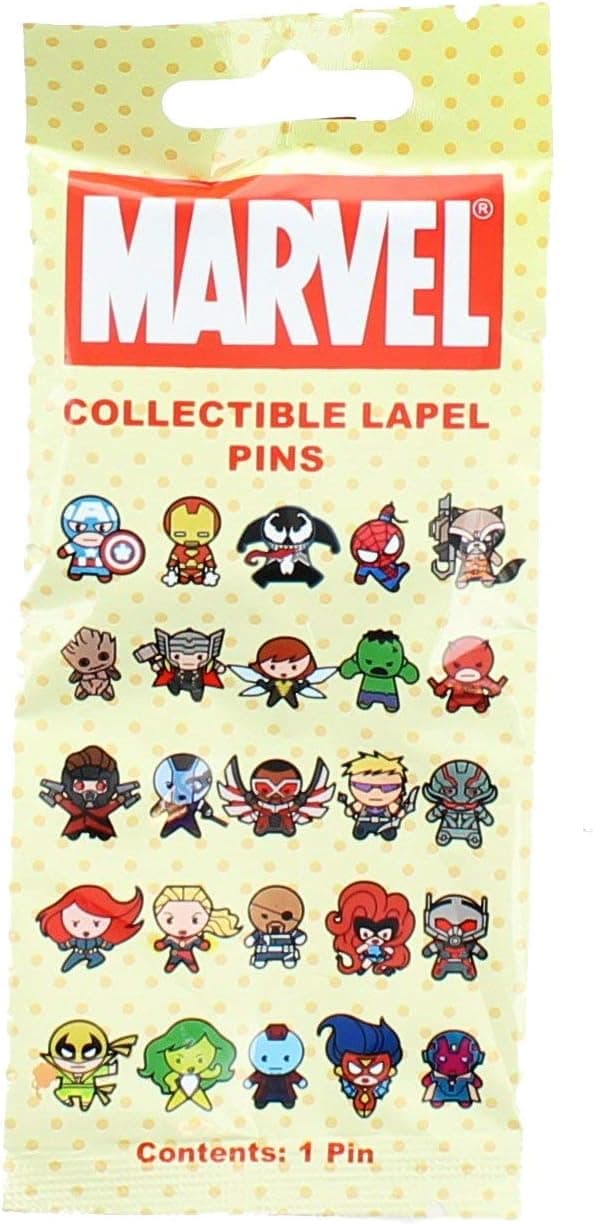Marvel Collectible Lapel PIN 5 Blind Bags