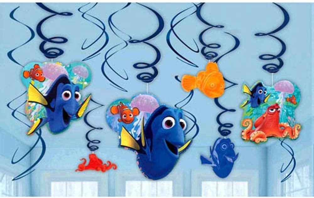 Finding Dory Hanging Swirl Decorations (12pc)