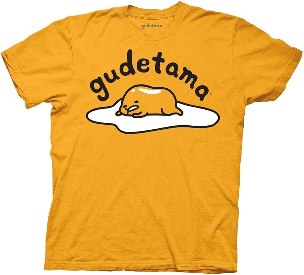 Ripple Junction Gudetama Adult Unisex Large 2 Color Iconic Light Weight 100% Cotton Crew T-Shirt